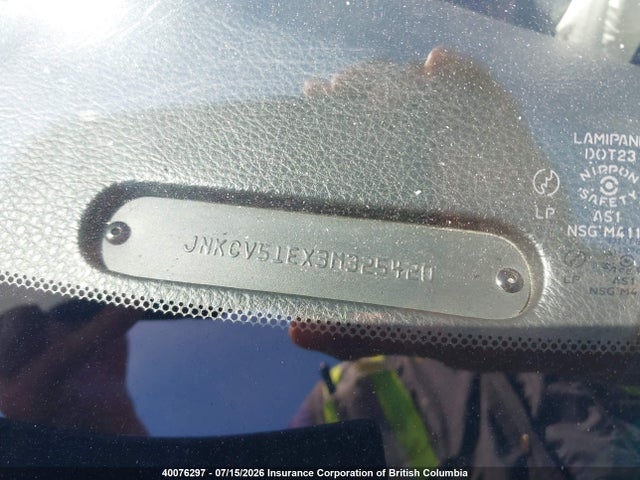 Aukcja sprzedaży 2003 Infiniti G35, vin: JNKCV51EX3M325420, numer aukcji: 40076297