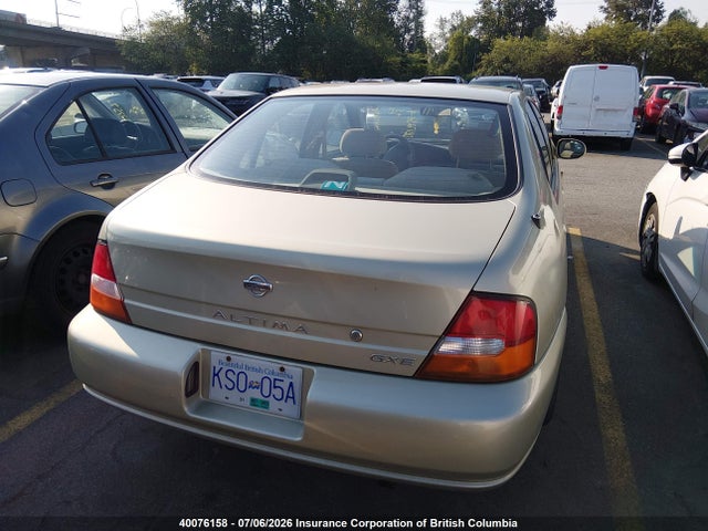 1999 Nissan Altima Xe/gxe/se/gle მანქანა იყიდება აუქციონზე, vin: 1N4DL01D2XC200726, აუქციონის ნომერი: 40076158