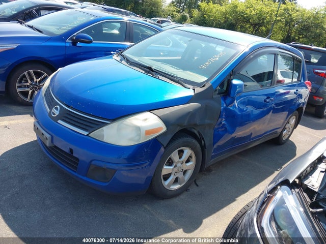 2007 Nissan Versa S/sl მანქანა იყიდება აუქციონზე, vin: 3N1BC13E17L353084, აუქციონის ნომერი: 40076300