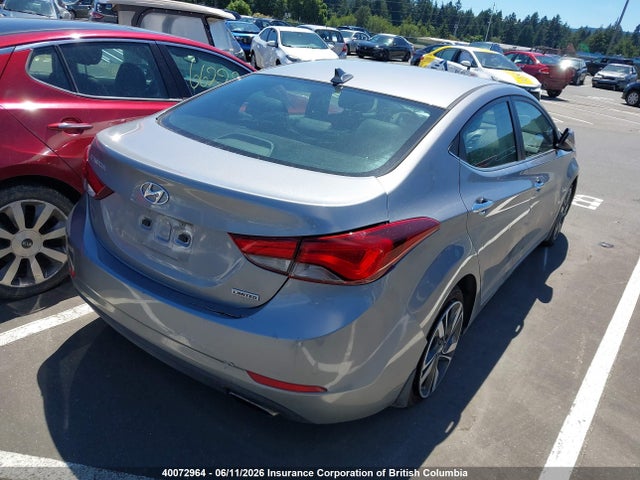 2015 Hyundai Elantra Se/sport/limited მანქანა იყიდება აუქციონზე, vin: KMHDH4AH8FU235572, აუქციონის ნომერი: 40072964