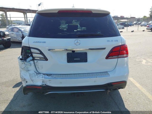 Aukcja sprzedaży 2018 Mercedes-benz Gle 43 Amg, vin: 4JGDA6EB5JB120972, numer aukcji: 40077598