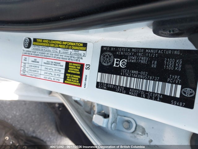 Toyota CAMRY XSE 2022 4T1K31AKXNU578737 Image 9