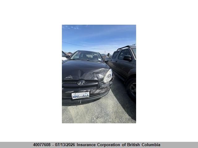 40077608 :رقم المزاد ، KMHCN35C59U137729 vin ، 2009 Hyundai Accent Se مزاد بيع