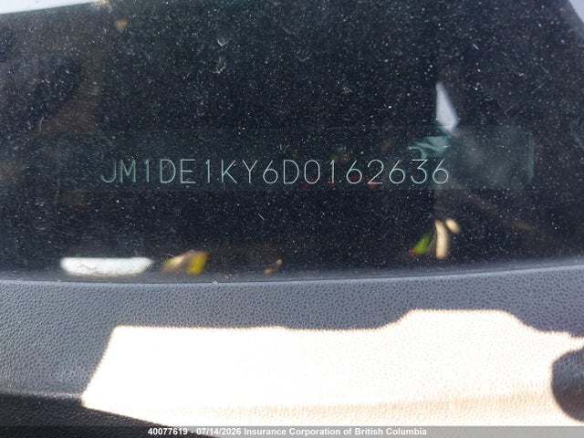 40077619 :رقم المزاد ، JM1DE1KY6D0162636 vin ، 2013 Mazda Mazda2 Gx مزاد بيع