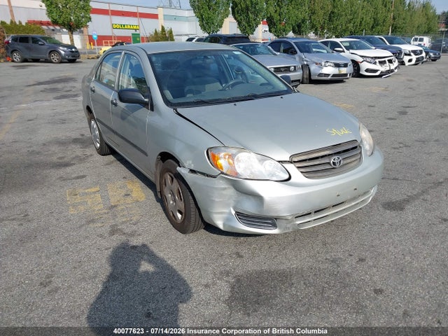 2003 Toyota Corolla Ce/le/s მანქანა იყიდება აუქციონზე, vin: 2T1BR32E23C766086, აუქციონის ნომერი: 40077623