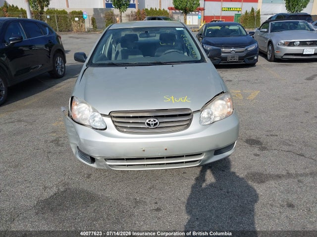 Продажа на аукционе авто 2003 Toyota Corolla Ce/le/s, vin: 2T1BR32E23C766086, номер лота: 40077623
