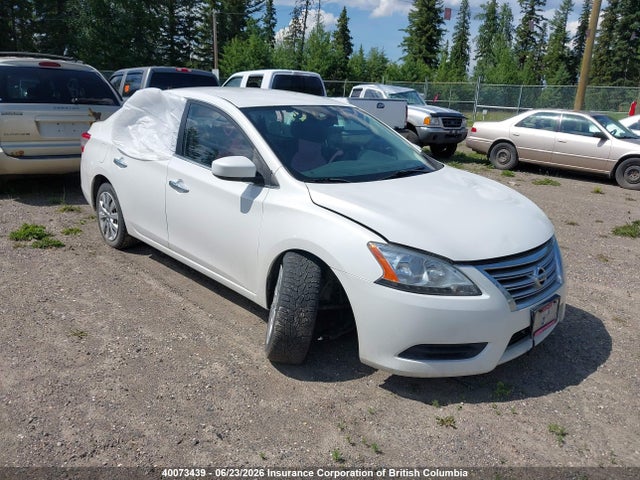 40073439 :رقم المزاد ، 3N1AB7AP2EL608280 vin ، 2014 Nissan Sentra S/sv/sr/sl مزاد بيع