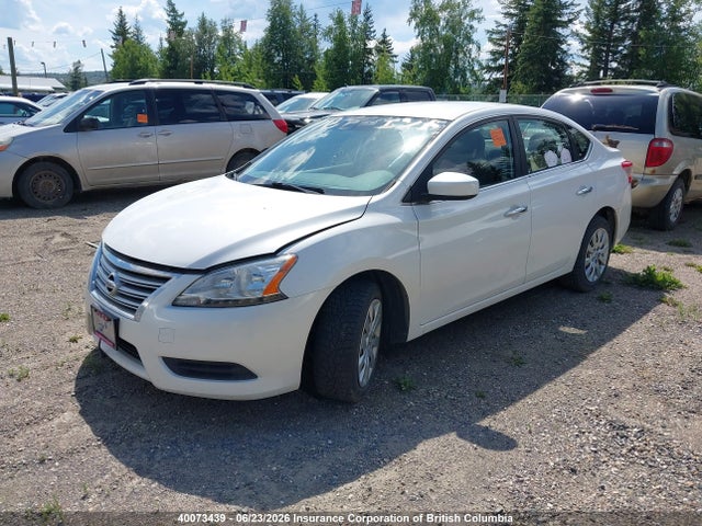 40073439 :رقم المزاد ، 3N1AB7AP2EL608280 vin ، 2014 Nissan Sentra S/sv/sr/sl مزاد بيع