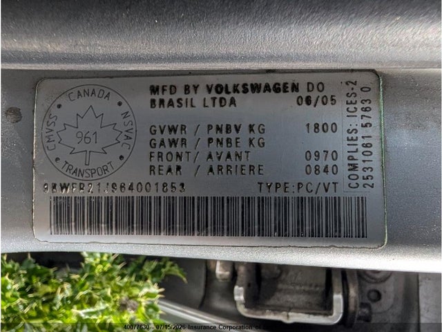 Продаж на аукціоні авто 2006 Volkswagen Golf, vin: 9BWFR21J964001853, номер лоту: 40077630