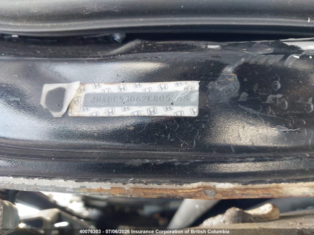 2002 Acura Rsx Type-s მანქანა იყიდება აუქციონზე, vin: JH4DC53042C000813, აუქციონის ნომერი: 40076303