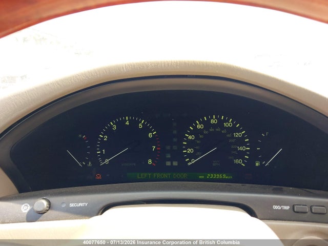 Продажа на аукционе авто 1999 Lexus Ls 400, vin: JT8BH28FXX0157906, номер лота: 40077650