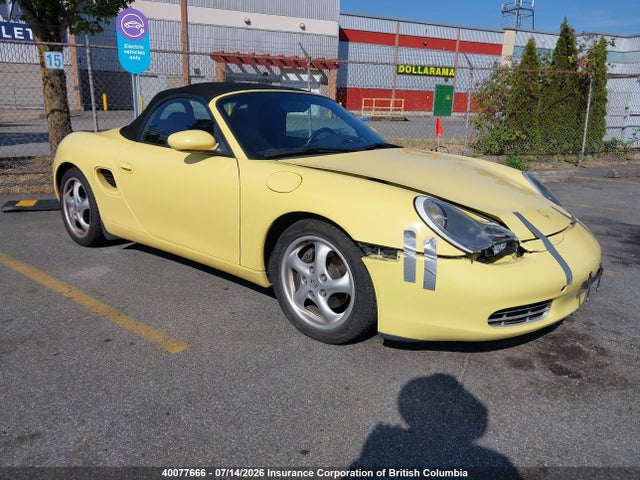 1999 Porsche Boxster მანქანა იყიდება აუქციონზე, vin: WP0CA2982XU625145, აუქციონის ნომერი: 40077666