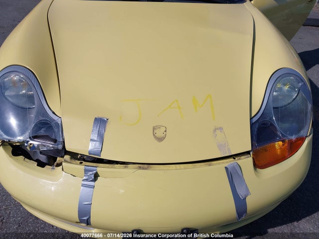 1999 Porsche Boxster მანქანა იყიდება აუქციონზე, vin: WP0CA2982XU625145, აუქციონის ნომერი: 40077666