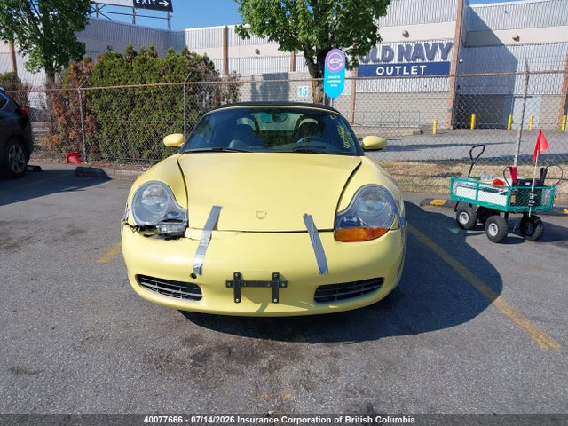 1999 Porsche Boxster მანქანა იყიდება აუქციონზე, vin: WP0CA2982XU625145, აუქციონის ნომერი: 40077666