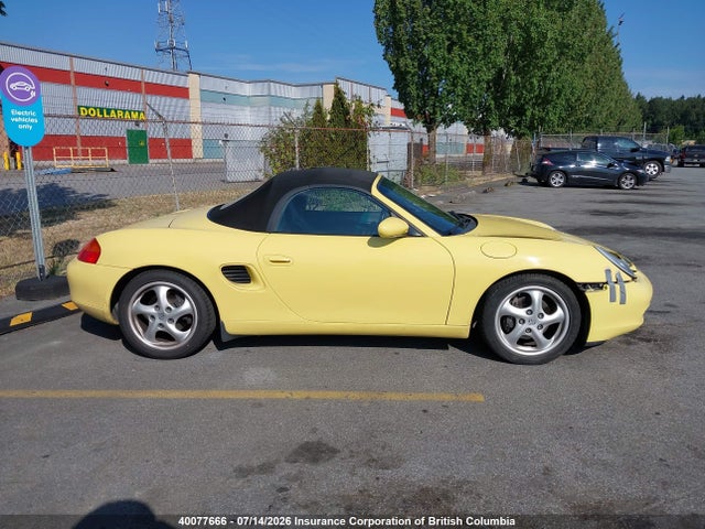 1999 Porsche Boxster მანქანა იყიდება აუქციონზე, vin: WP0CA2982XU625145, აუქციონის ნომერი: 40077666