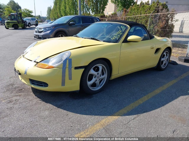 1999 Porsche Boxster მანქანა იყიდება აუქციონზე, vin: WP0CA2982XU625145, აუქციონის ნომერი: 40077666