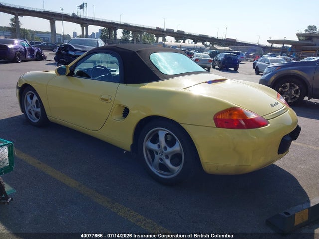 1999 Porsche Boxster მანქანა იყიდება აუქციონზე, vin: WP0CA2982XU625145, აუქციონის ნომერი: 40077666