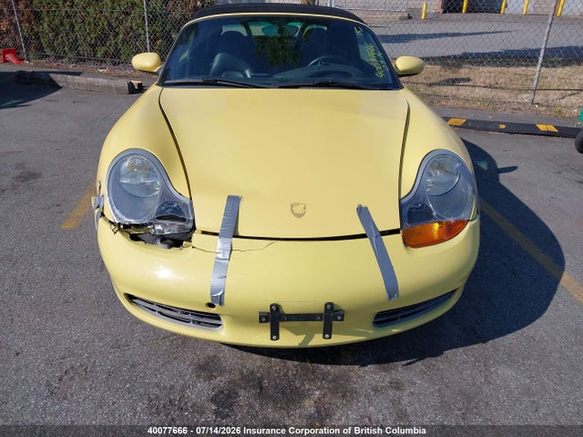 1999 Porsche Boxster მანქანა იყიდება აუქციონზე, vin: WP0CA2982XU625145, აუქციონის ნომერი: 40077666