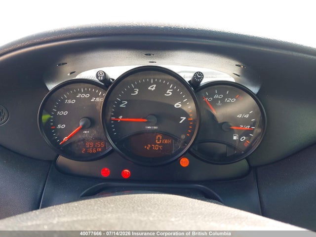 1999 Porsche Boxster მანქანა იყიდება აუქციონზე, vin: WP0CA2982XU625145, აუქციონის ნომერი: 40077666