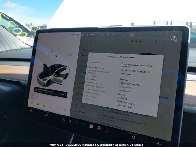 Tesla MODEL 3 2020 5YJ3E1EA9LF738763 Image 7