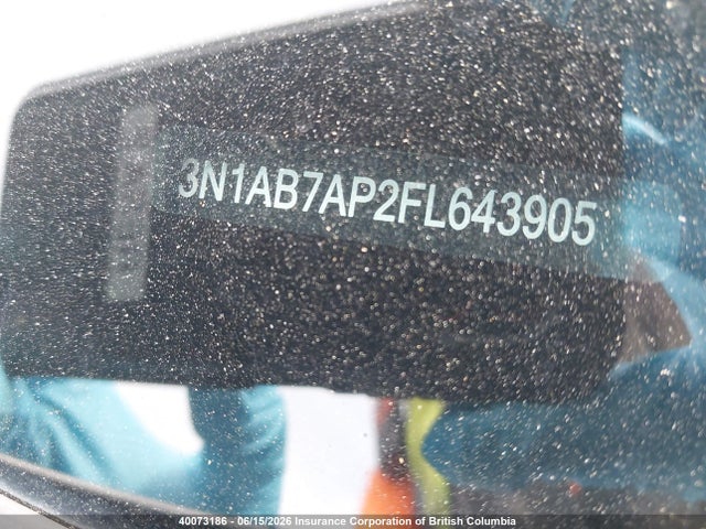 3N1AB7AP2FL643905 Nissan Sentra S/sv/sr/sl