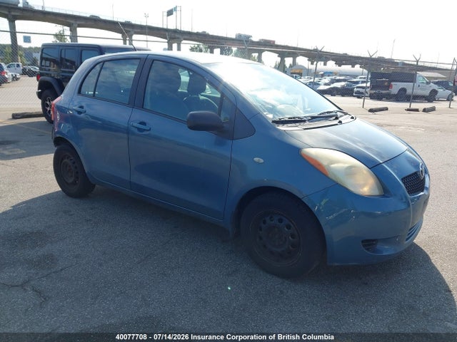 Auction sale of the 2007 Toyota Yaris, vin: JTDKT923575060588, lot number: 40077708