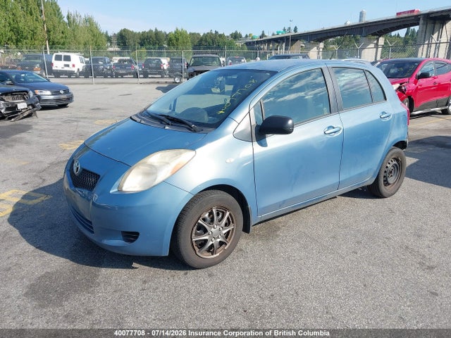 Продаж на аукціоні авто 2007 Toyota Yaris, vin: JTDKT923575060588, номер лоту: 40077708