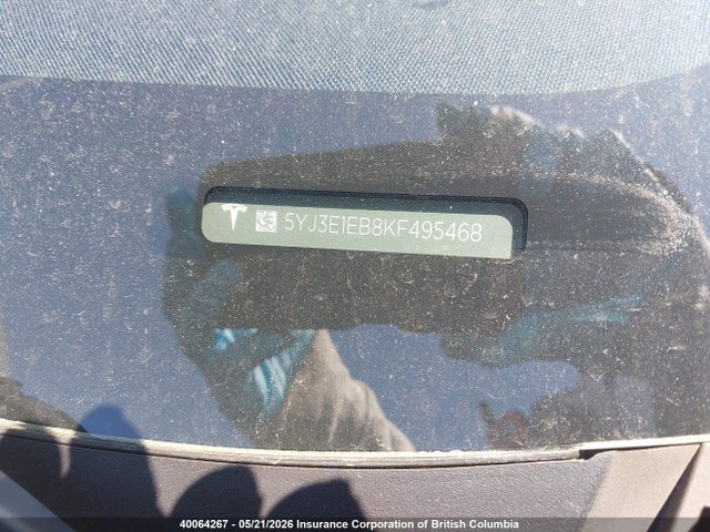 Tesla MODEL 3 2019 5YJ3E1EB8KF495468 Image 20