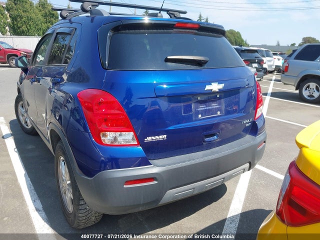 Aukcja sprzedaży 2015 Chevrolet Trax, vin: 3GNCJRSB1FL181030, numer aukcji: 40077727