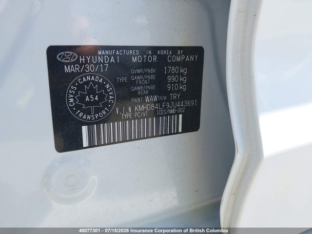 Aukcja sprzedaży 2018 Hyundai Elantra Sel/value/limited, vin: KMHD84LF9JU443691, numer aukcji: 40077301