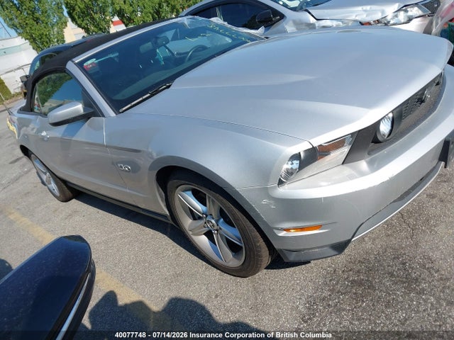 40077748 :رقم المزاد ، 1ZVBP8FF5C5218910 vin ، 2012 Ford Mustang Gt مزاد بيع
