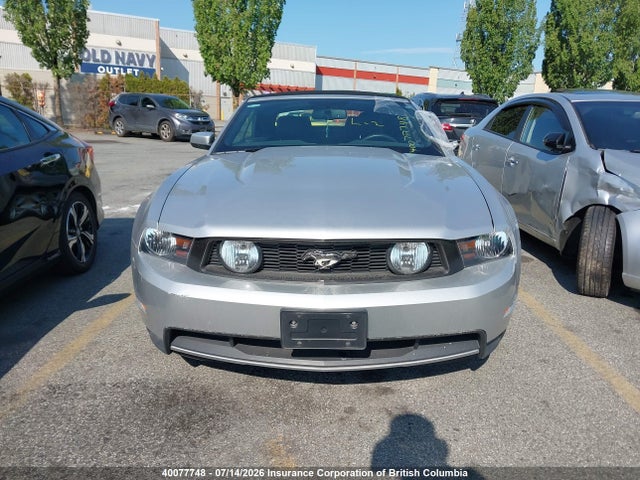 Продаж на аукціоні авто 2012 Ford Mustang Gt, vin: 1ZVBP8FF5C5218910, номер лоту: 40077748