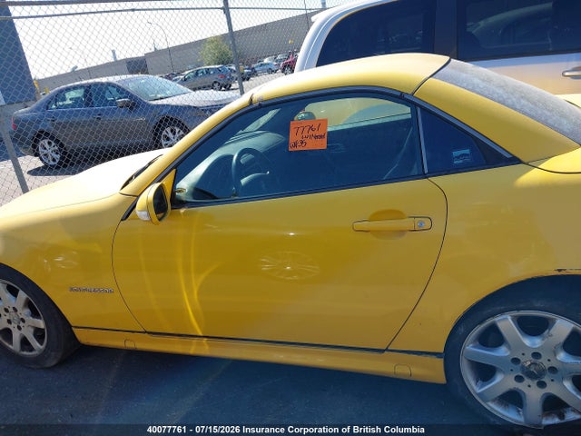 Aukcja sprzedaży 2002 Mercedes-benz Slk 230 Kompressor, vin: WDBKK49F22F251408, numer aukcji: 40077761