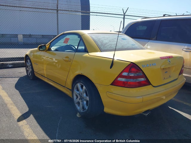 Aukcja sprzedaży 2002 Mercedes-benz Slk 230 Kompressor, vin: WDBKK49F22F251408, numer aukcji: 40077761