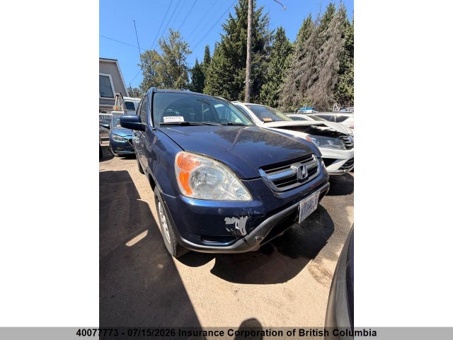 2002 Honda Cr-v მანქანა იყიდება აუქციონზე, vin: JHLRD78922C807633, აუქციონის ნომერი: 40077773