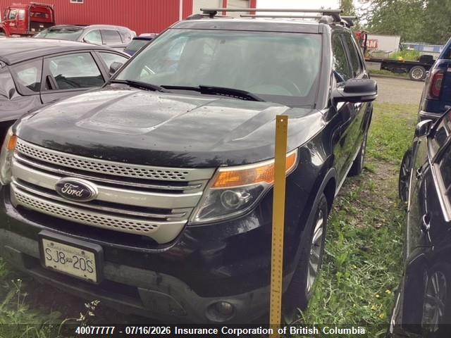 40077777 :رقم المزاد ، 1FM5K8D8XDGC21791 vin ، 2013 Ford Explorer Xlt مزاد بيع
