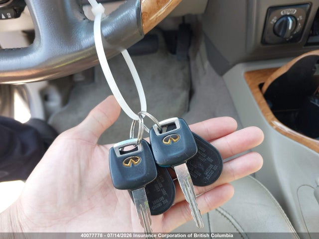 Aukcja sprzedaży 2001 Infiniti Qx4, vin: JNRDR07Y41W104475, numer aukcji: 40077778