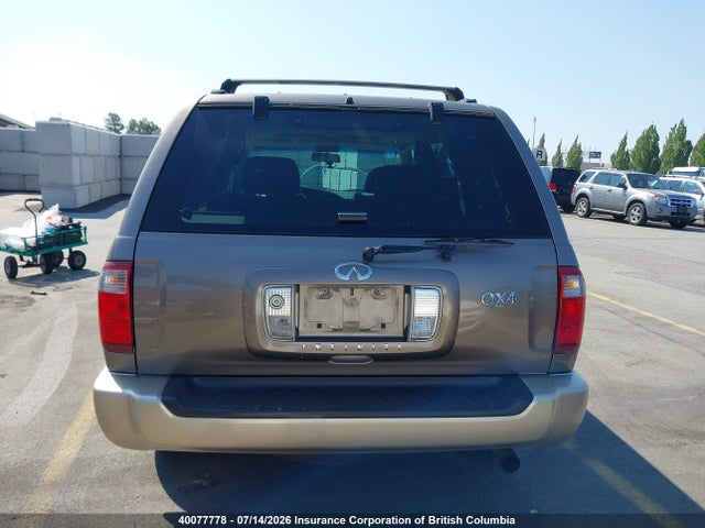 Aukcja sprzedaży 2001 Infiniti Qx4, vin: JNRDR07Y41W104475, numer aukcji: 40077778
