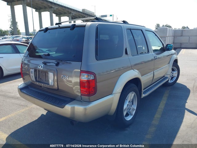 Aukcja sprzedaży 2001 Infiniti Qx4, vin: JNRDR07Y41W104475, numer aukcji: 40077778