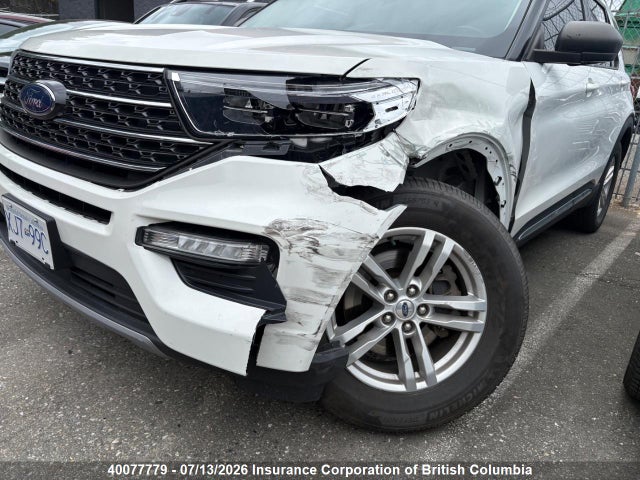 40077779 :رقم المزاد ، 1FMSK8DH6LGB96230 vin ، 2020 Ford Explorer Xlt مزاد بيع