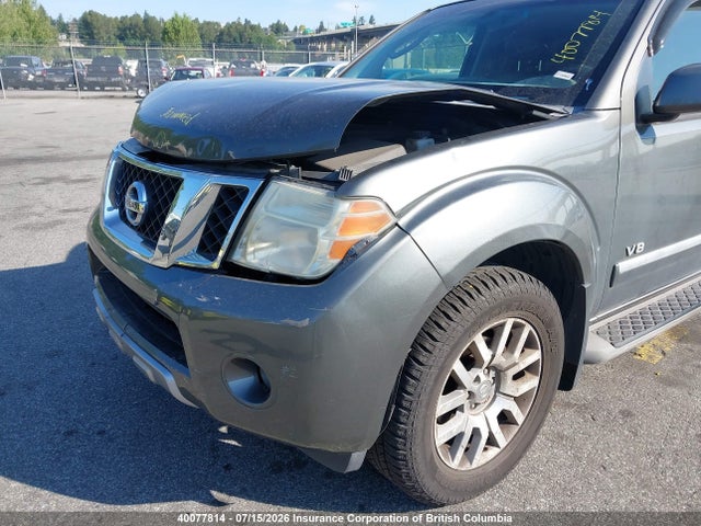 2008 Nissan Pathfinder Le/se მანქანა იყიდება აუქციონზე, vin: 5N1BR18B08C620587, აუქციონის ნომერი: 40077814