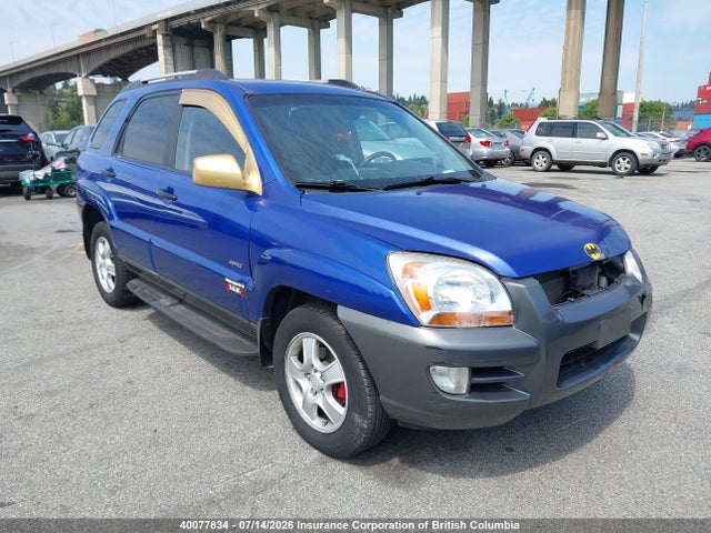 40077834 :رقم المزاد ، KNDJE723277405266 vin ، 2007 Kia Sportage Ex/lx مزاد بيع