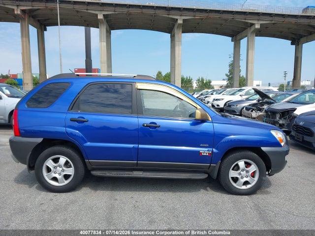 40077834 :رقم المزاد ، KNDJE723277405266 vin ، 2007 Kia Sportage Ex/lx مزاد بيع