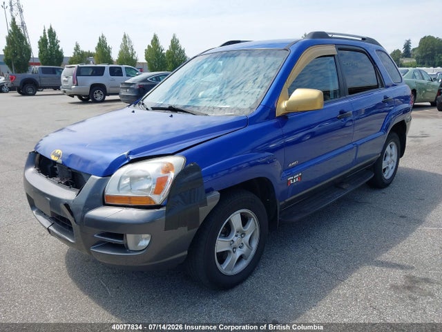 40077834 :رقم المزاد ، KNDJE723277405266 vin ، 2007 Kia Sportage Ex/lx مزاد بيع