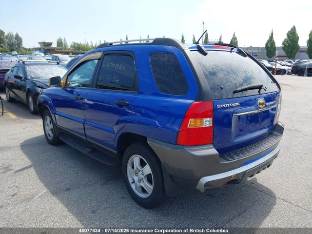 40077834 :رقم المزاد ، KNDJE723277405266 vin ، 2007 Kia Sportage Ex/lx مزاد بيع