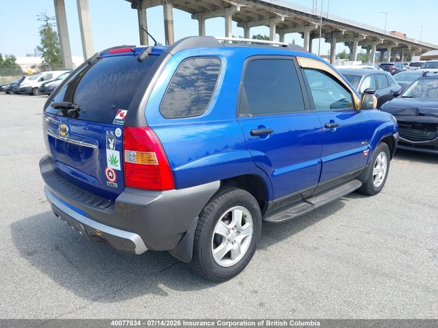 40077834 :رقم المزاد ، KNDJE723277405266 vin ، 2007 Kia Sportage Ex/lx مزاد بيع