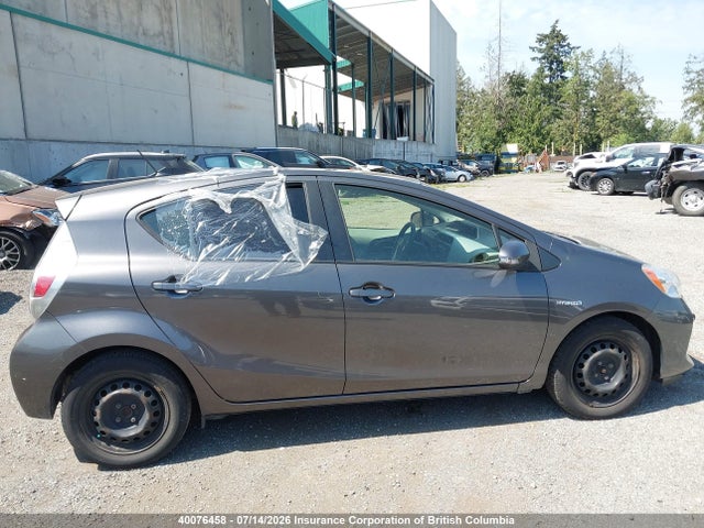 2012 Toyota Prius C მანქანა იყიდება აუქციონზე, vin: JTDKDTB39C1027850, აუქციონის ნომერი: 40076458