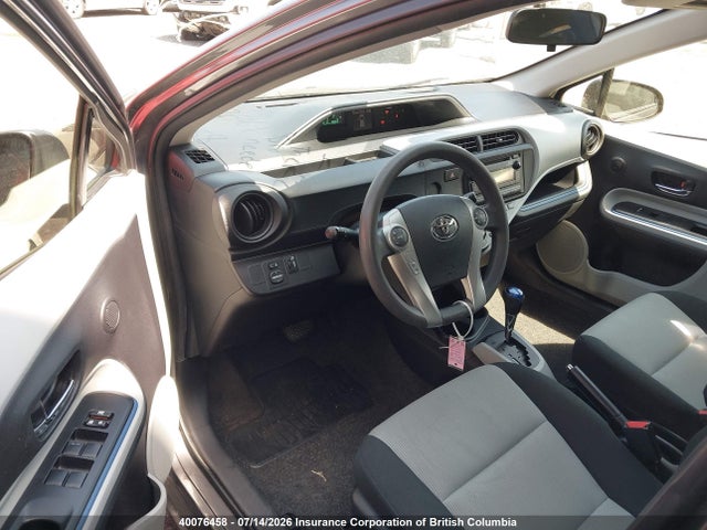 2012 Toyota Prius C მანქანა იყიდება აუქციონზე, vin: JTDKDTB39C1027850, აუქციონის ნომერი: 40076458