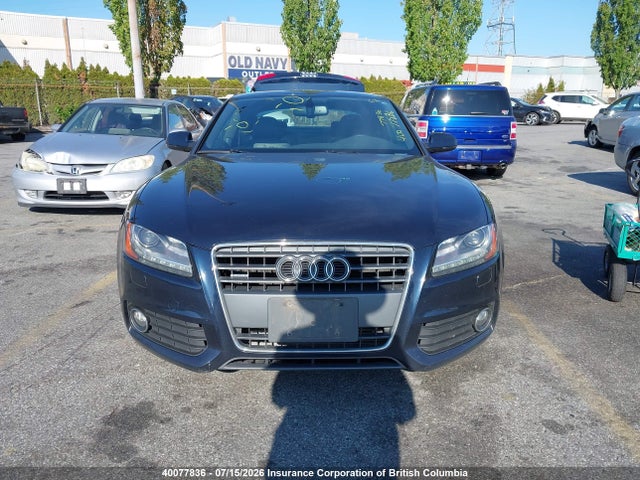 40077836 :رقم المزاد ، WAUSFBFR9BA038734 vin ، 2011 Audi A5 مزاد بيع