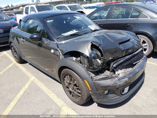 2012 Mini Cooper Coupe S მანქანა იყიდება აუქციონზე, vin: WMWSX3C54CT465846, აუქციონის ნომერი: 40074495